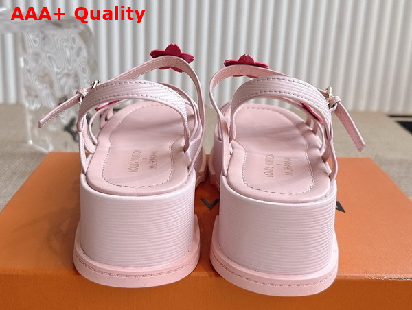 LV x TM Maya Platform Sandal in Light Pink Epi Grained Calf Leather 1AGWO2 Replica