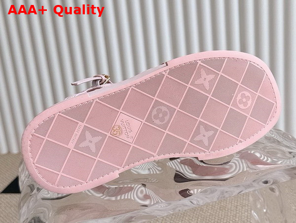 LV x TM Maya Platform Sandal in Light Pink Epi Grained Calf Leather 1AGWO2 Replica