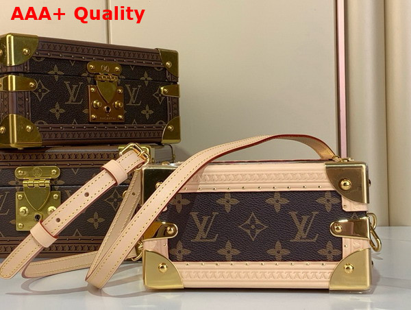 LV x TM Mini Square Trunk in Monogram Coated Canvas M13127 Replica