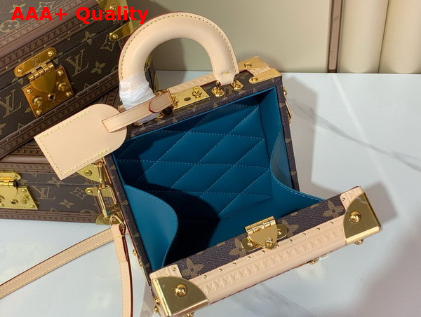 LV x TM Mini Square Trunk in Monogram Coated Canvas M13127 Replica