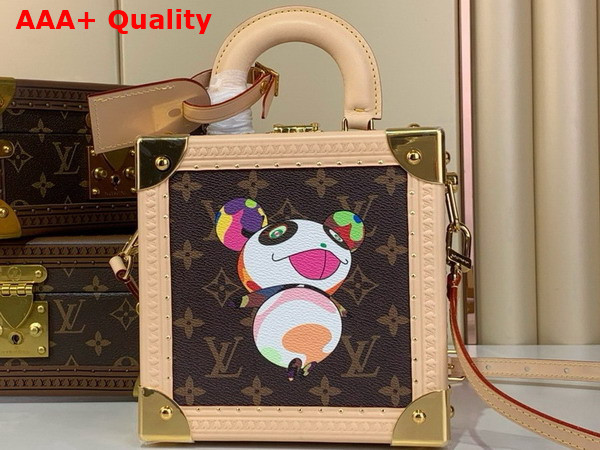 LV x TM Mini Square Trunk in Monogram Coated Canvas M13127 Replica