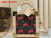 LV x TM Mini Square Trunk in Monogram Coated Canvas M14040 Replica