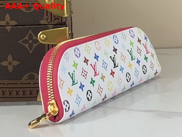 LV x TM Monogram Multicolor Charlotte Pencil Pouch in White GI1303 Replica