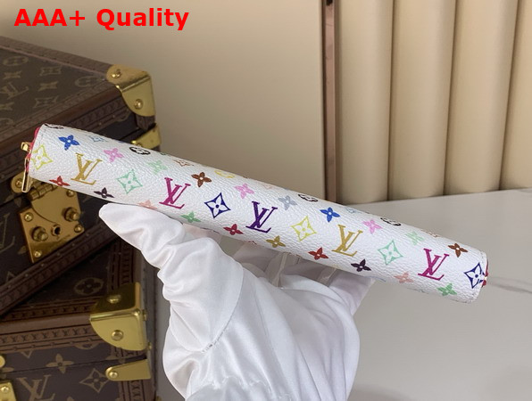 LV x TM Monogram Multicolor Charlotte Pencil Pouch in White GI1303 Replica