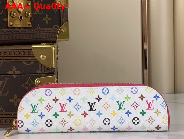 LV x TM Monogram Multicolor Charlotte Pencil Pouch in White GI1303 Replica