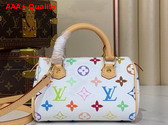 LV x TM Nano Speedy Multicolore Blanc M13391 Replica