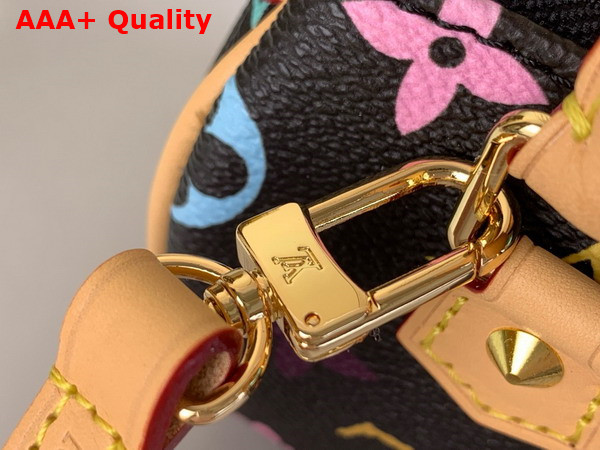 LV x TM Nano Speedy Multicolore Noir M13406 Replica