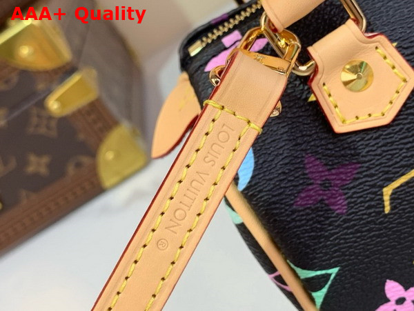 LV x TM Nano Speedy Multicolore Noir M13406 Replica
