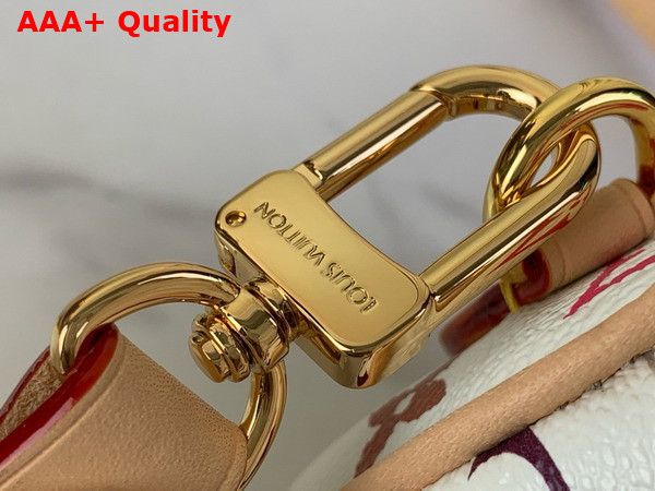 LV x TM Nano Speedy in Muticolore Blanc Monogram Coated Canvas M13391 Replica