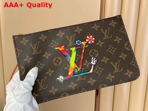 LV x TM Neverfull MM Handbag in Monogram Coated Canvas M13271 Replica