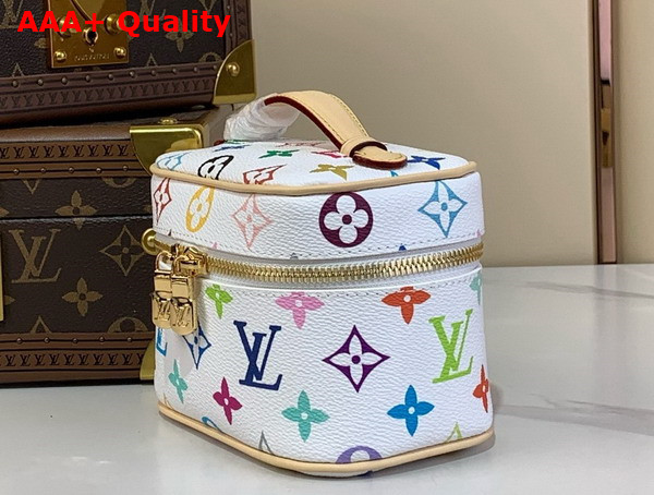 LV x TM Nice Nano Vanity Case in Multicolored Monogram Coated Canvas Replica