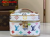 LV x TM Nice Nano Vanity Case in Multicolored Monogram Coated Canvas Replica
