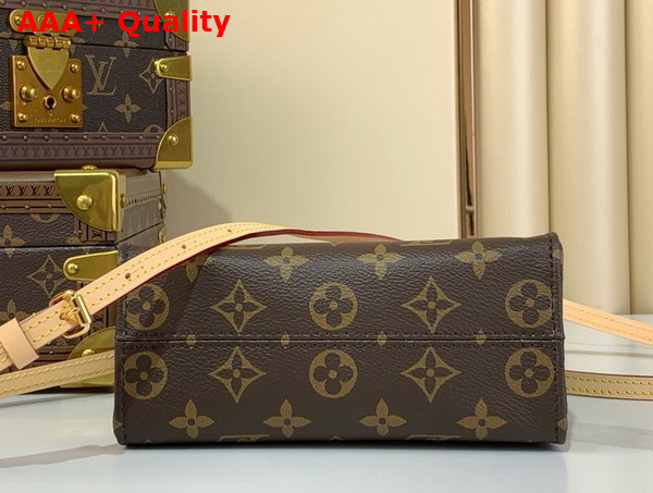 LV x TM Onthego BB Handbag in Monogram Coated Canvas M13668 Replica