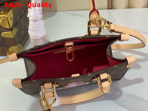 LV x TM Onthego BB Handbag in Monogram Coated Canvas M13668 Replica