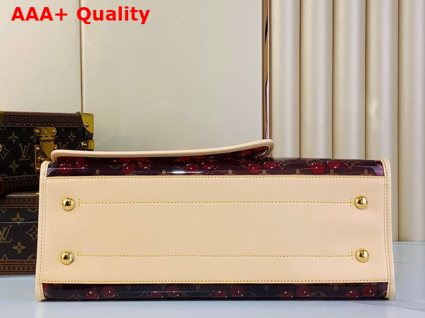 LV x TM Onthego GM Handbag in Monogram Cherry Crystal M14306 Replica