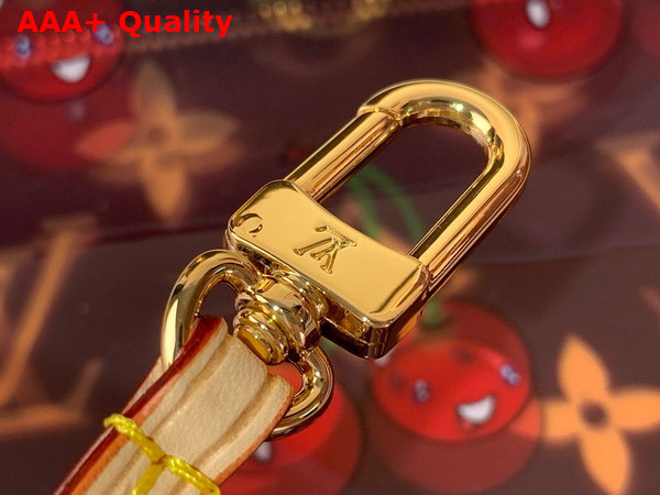 LV x TM Onthego GM Handbag in Monogram Cherry Crystal M14306 Replica