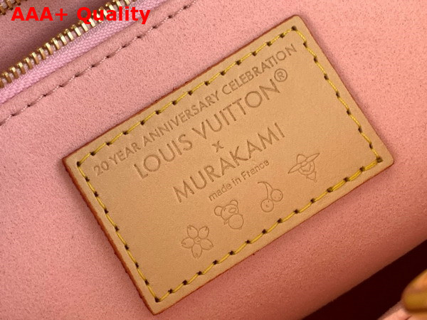 LV x TM Onthego PM Handbag in Sakura Brown Cherry Blossom Monogram Coated Canvas M13269 Replica