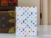 LV x TM Passport Cover in Blanc Multicolored Monogram Coated Canvas M14178 Replica