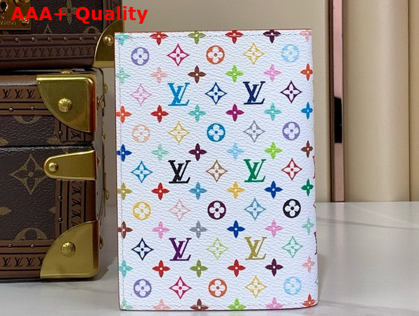 LV x TM Passport Cover in Blanc Multicolored Monogram Coated Canvas M14178 Replica