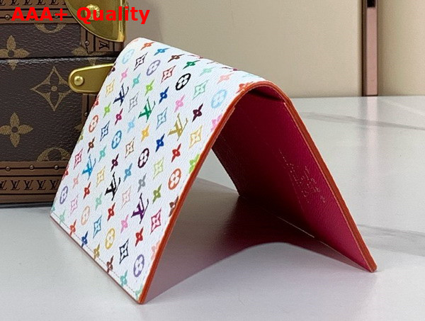 LV x TM Passport Cover in Blanc Multicolored Monogram Coated Canvas M14178 Replica
