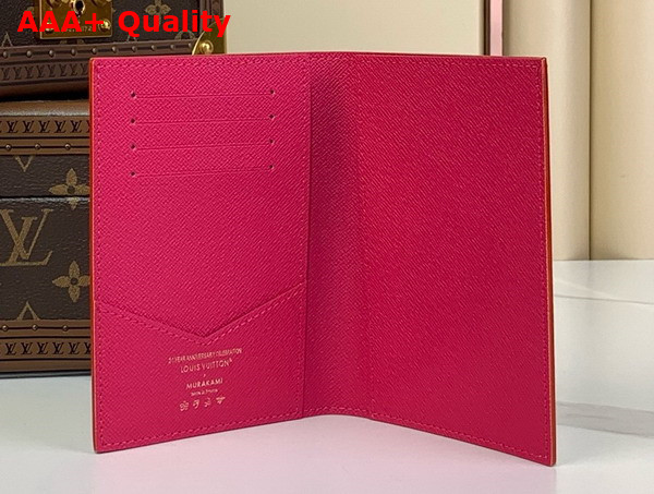 LV x TM Passport Cover in Blanc Multicolored Monogram Coated Canvas M14178 Replica