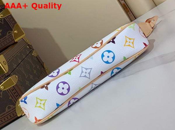 LV x TM Pochette Accessoires Multicolore Blanc Monogram Canvas M13404 Replica