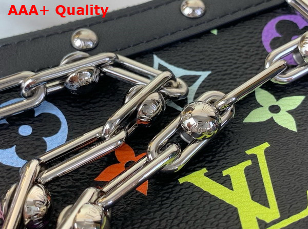 LV x TM Pochette Accessoires Multicolore Noir Monogram Canvas M13663 Replica