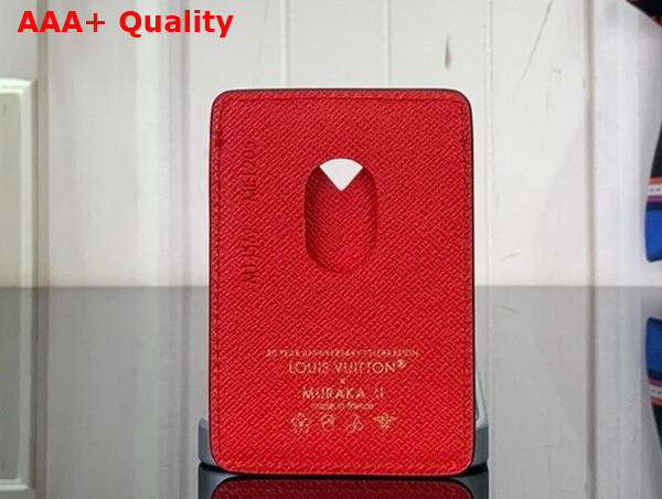 LV x TM Porte Cartes Magnet Monogram Coated Canvas M14562 Replica