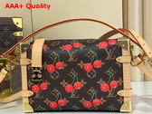 LV x TM Side Trunk MM Monogram Cherry Coated Canvas M14278 Replica