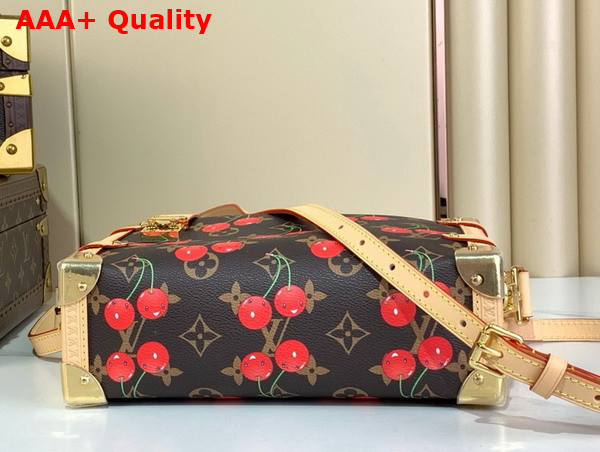 LV x TM Side Trunk MM Monogram Cherry Coated Canvas M14278 Replica