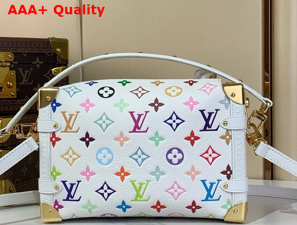 LV x TM Side Trunk MM Multicolored Cowhide M14046 Replica