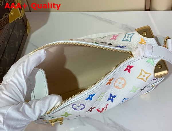 LV x TM Side Trunk MM Multicolored Cowhide M14046 Replica