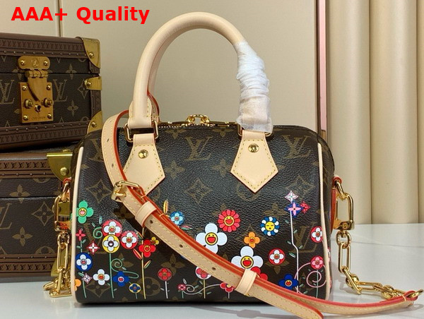 LV x TM Speedy Bandouliere 20 Monogram M14175 Replica