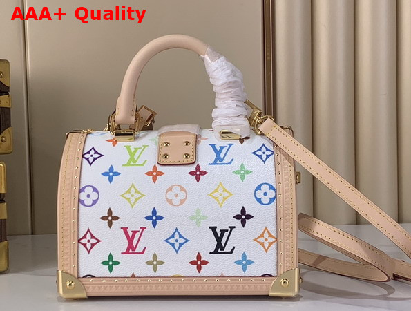 LV x TM Speedy Trunk 20 Monogram Multicolore Coated Canvas M27833 Replica