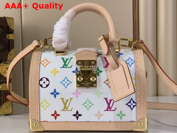 LV x TM Speedy Trunk 20 Monogram Multicolore Coated Canvas M27833 Replica
