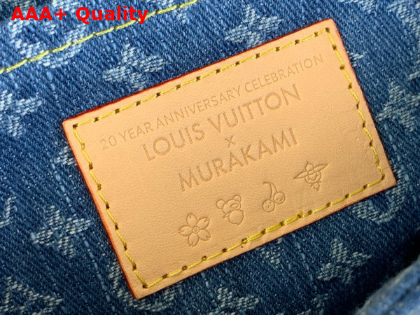 LV x TM Sunset Handbag in Monogram Cherry Denim M13680 Replica