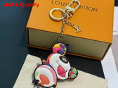 LV x TM Superflat Panda Key Holder in Multicolor M02467 Replica