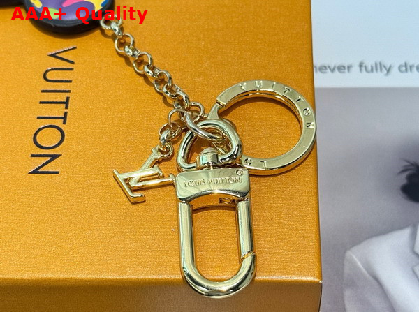 LV x TM Superflat Panda Key Holder in Multicolor M02467 Replica