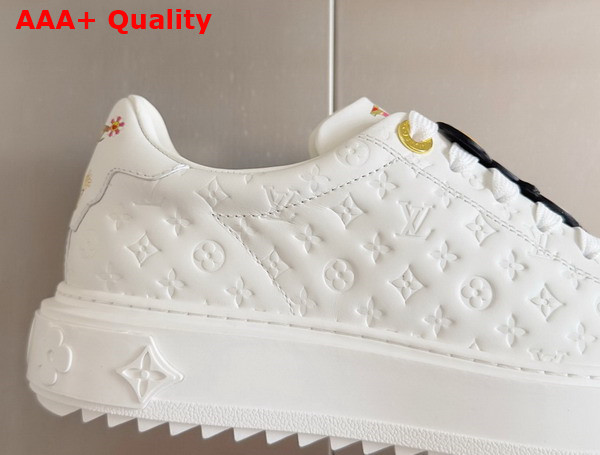 LV x TM Time Out Sneaker in White Calf Leather 1AGZGT Replica