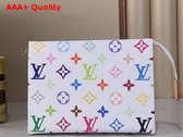 LV x TM Toiletry Pouch 19 Multicolored Monogram Multicolore Coated Canvas M28241 Replica