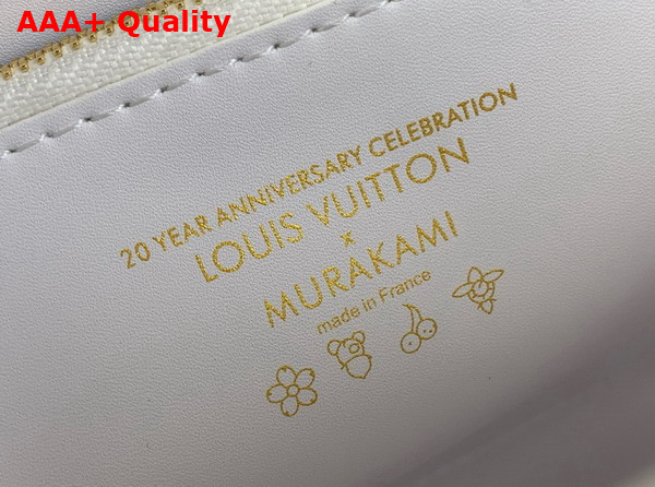 LV x TM Twist MM Slim Handbag in White Epi Grained Cowhide Leather M13678 Replica