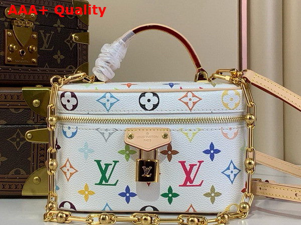 LV x TM Vanity Chain Pouch in Multicolored Monogram Coated Canvas M13662 Replica