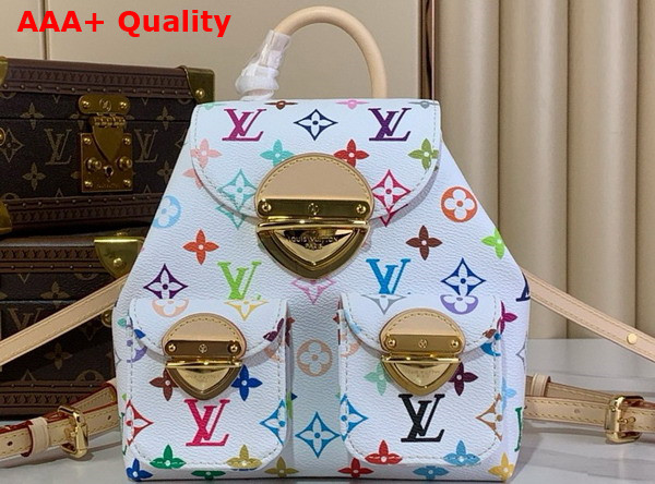 LV x TM Venice Backpack in Multicolored Monogram Coated Canvas M13081 Replica