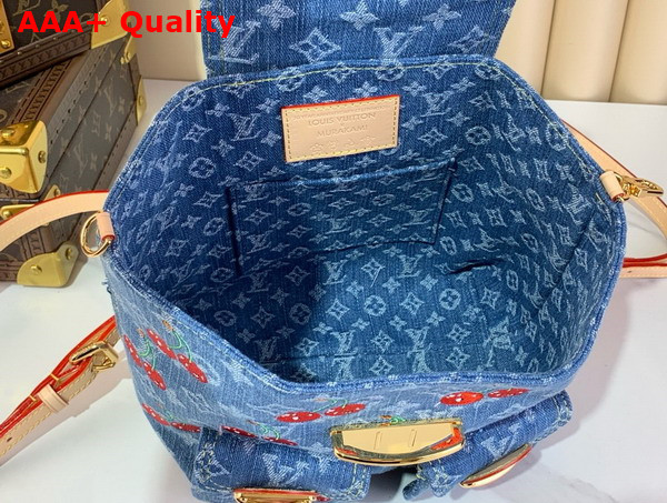 LV x TM Venice NM Backpack in Monogram Cherry Denim M13679 Replica