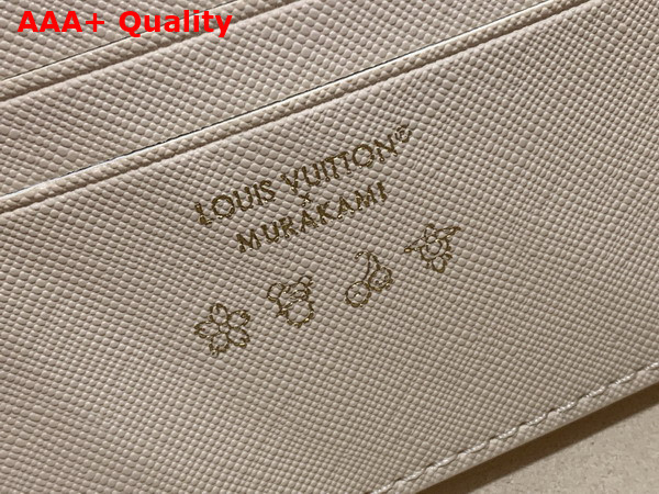 LV x TM Wallet On Chain Ivy in White Multicolored Monogram Canvas Replica