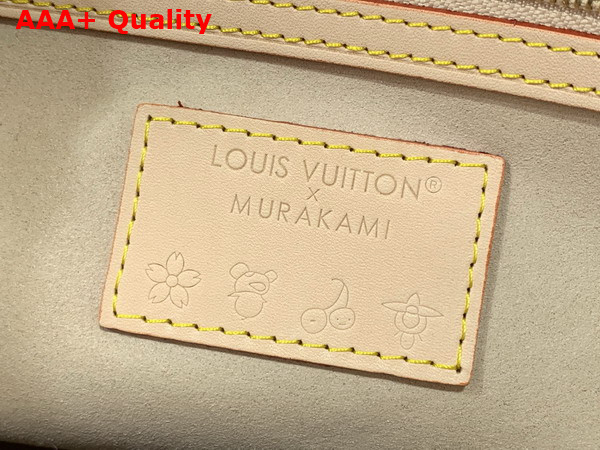 LV x Tm Neverfull MM Tote Bag in White Multicolored Monogram Canvas Replica