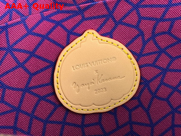 LV x YK Felicie Pochette Monogram Coated Canvas with Pumpkin Print M82108 Replica