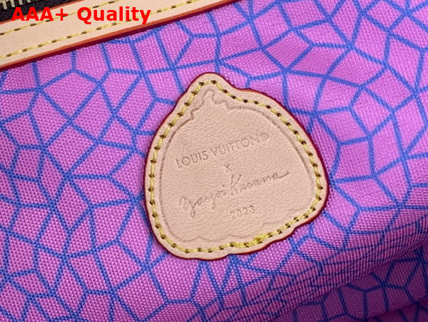 LV x YK Keepall 45 Monogram Coated Canvas with Colorful Pumpkin Print M46471 Replica