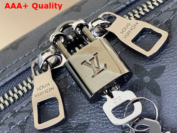 LV x YK Keepall 45 Monogram Eclipse Reverse Coated Canvas with Colorful Pumpkin Print M46441 Replica