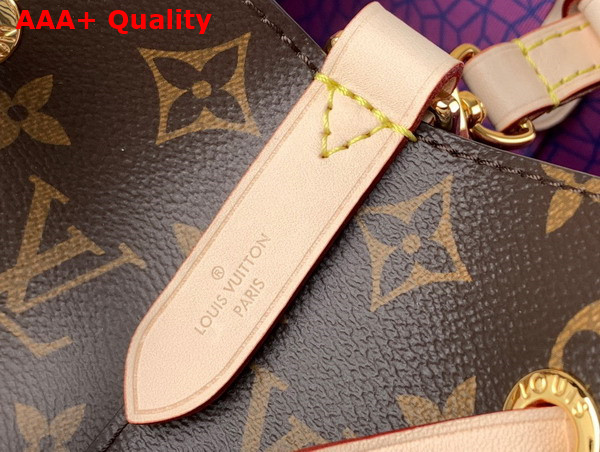 LV x YK Neonoe MM Monogram Coated Canvas with Pumpkin Print M46473 Replica